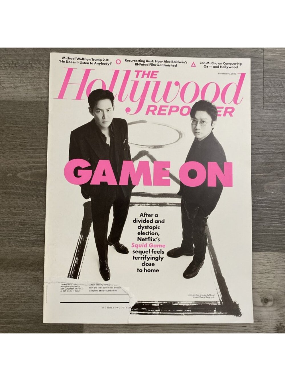 The Hollywood Reporter Magazine GAME ON November 13, 2024 Squid Game